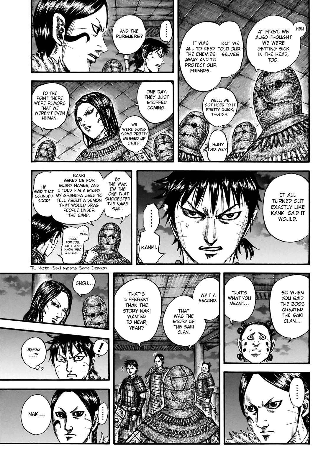 Kingdom, Chapter 734